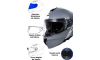 CAPACETE ARTICULADO EBF XTROY MSV 722 SLD SHINE C/OCULOS CINZA Nº 56/58/60/61
